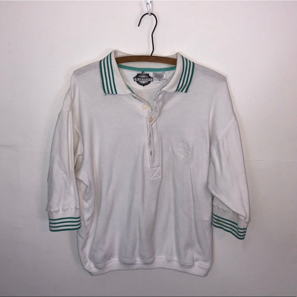 Blueprint Collared T-shirt L